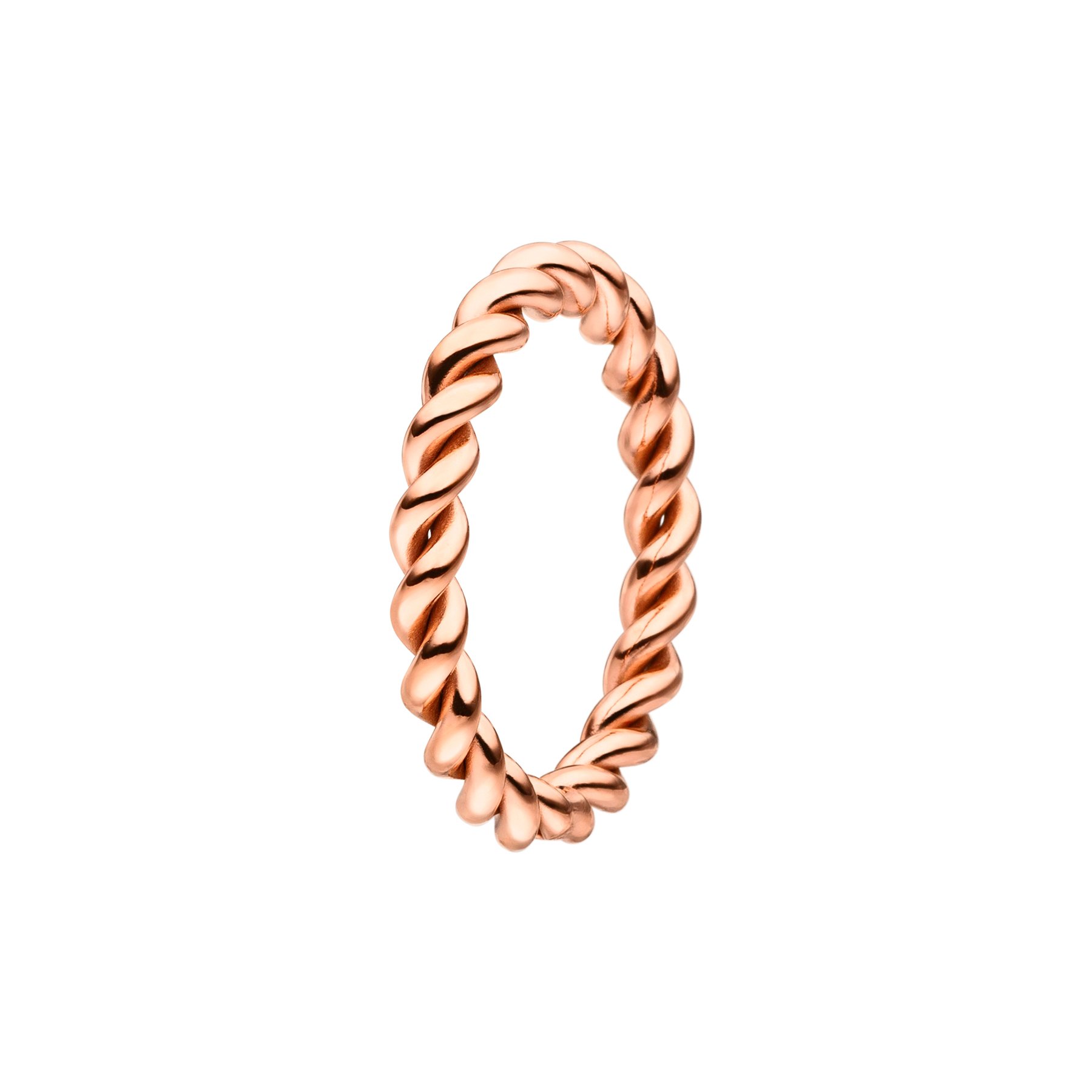 Ring "Mondo Bello" gedreht | Edelstahl Roségold
