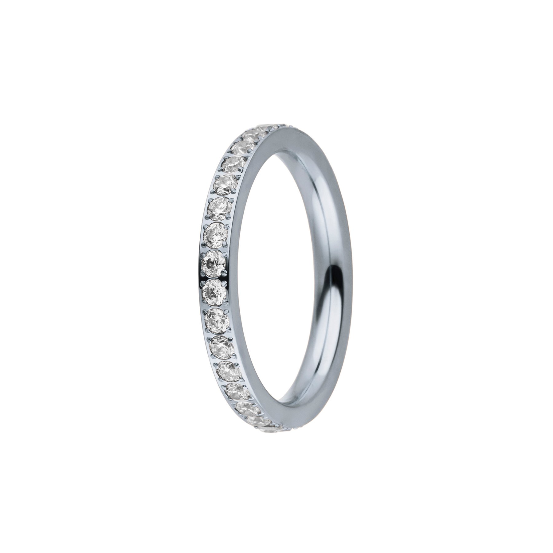Ring "Mondo Bello" Zirkonia | Edelstahl