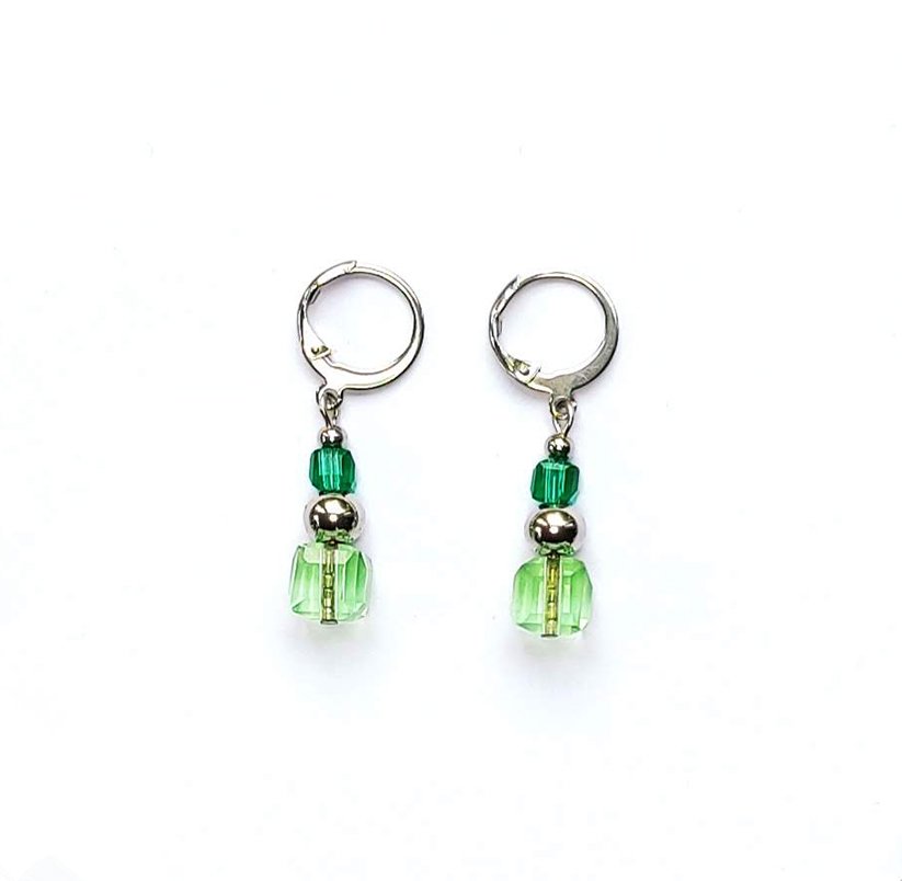 Ohrringe "Monterey" in Emerald Green