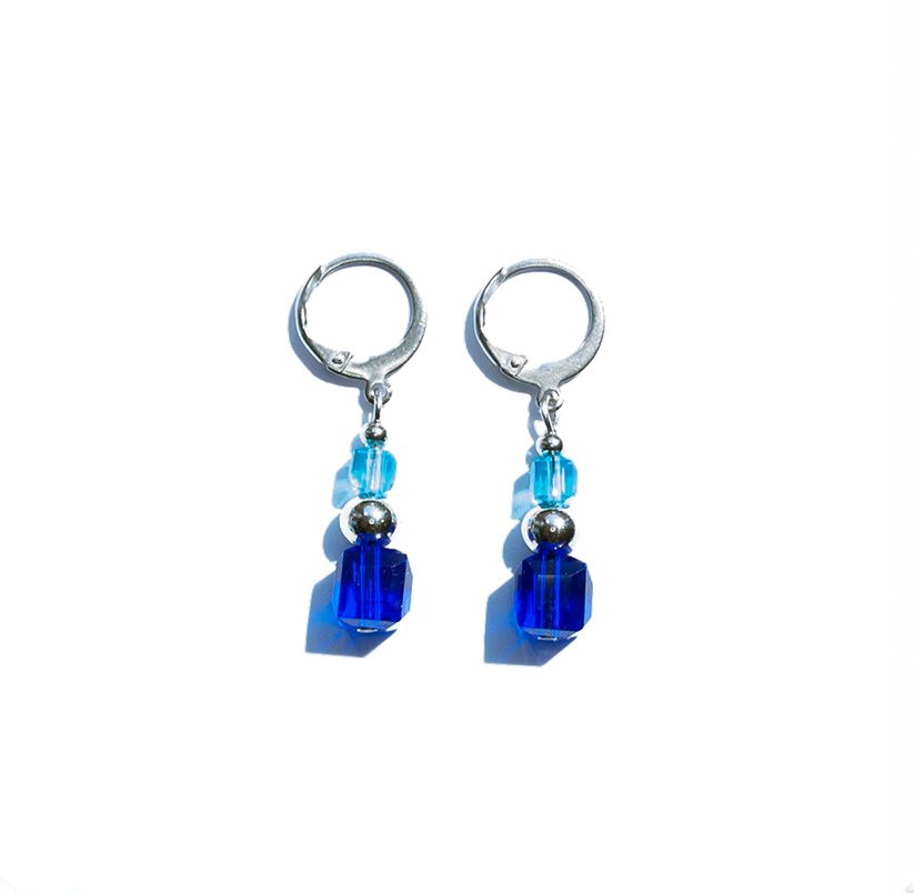 Ohrringe "Monterey" in Ocean Blue